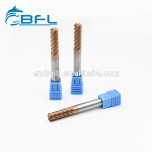 BFL Tungsten Spiral End Mill Grinding Tools 6 Flute End Mills
